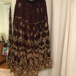 Fernandino Sarmi Vintage Embroidered Skirt